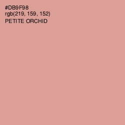 #DB9F98 - Petite Orchid Color Image